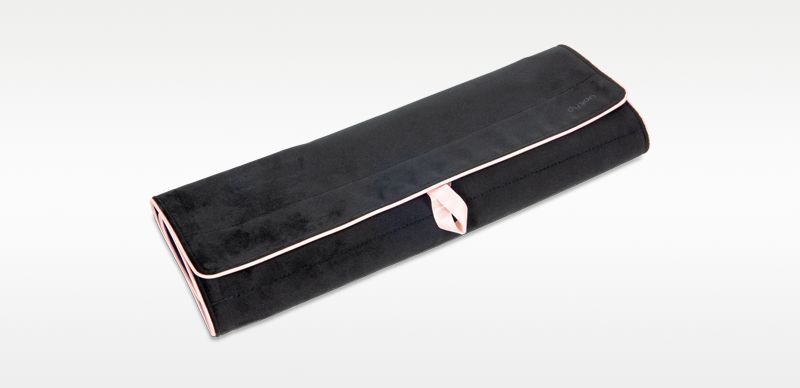 Rosé-edged travel pouch