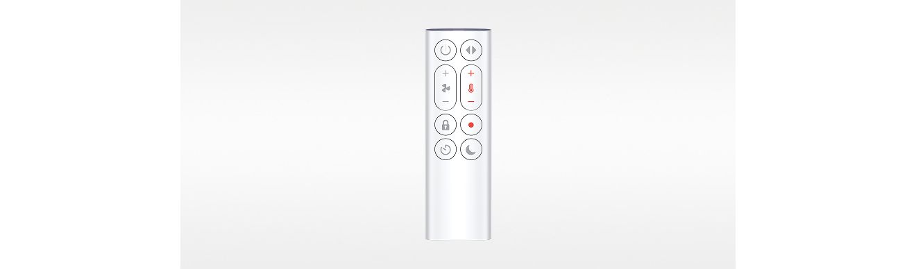 Dyson Hot+Cool™ HF1 Remote Link Pre-heat heater fan (White/Silver