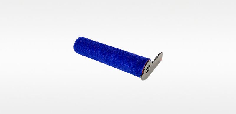 Microfibre roller with end cap