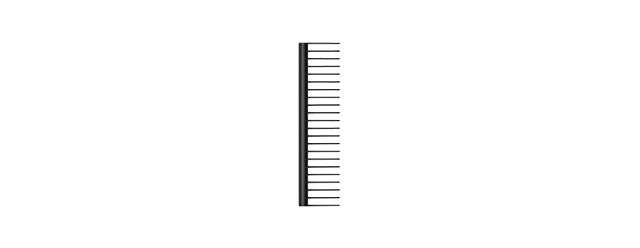 Barrette (peigne Américain) Marron - Neuf - Référence NPGN004 - Sans Marque