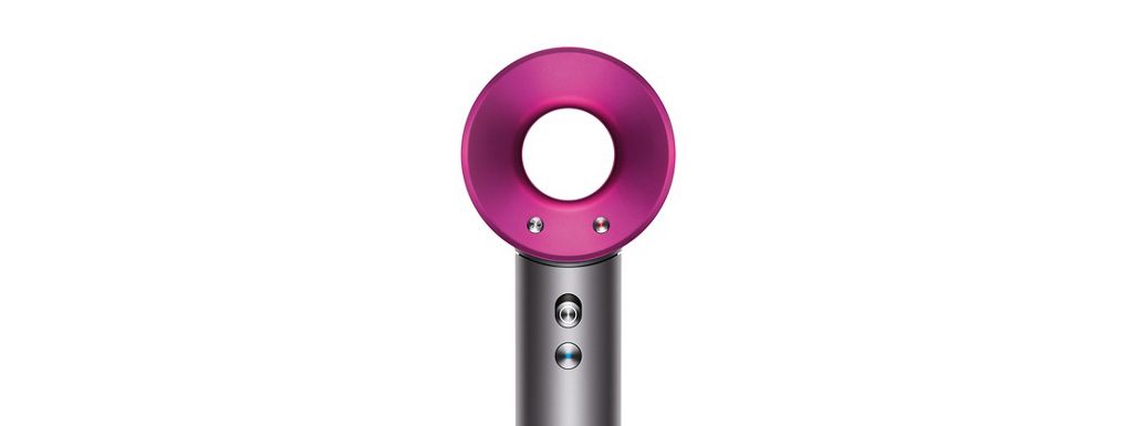 Dyson Supersonic Hair Dryer Iron Fuchsia With Leather Case