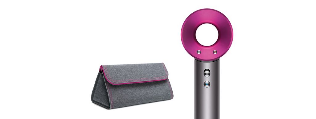 Dyson Supersonic Hair Dryer Iron Fuchsia With Storage Bag