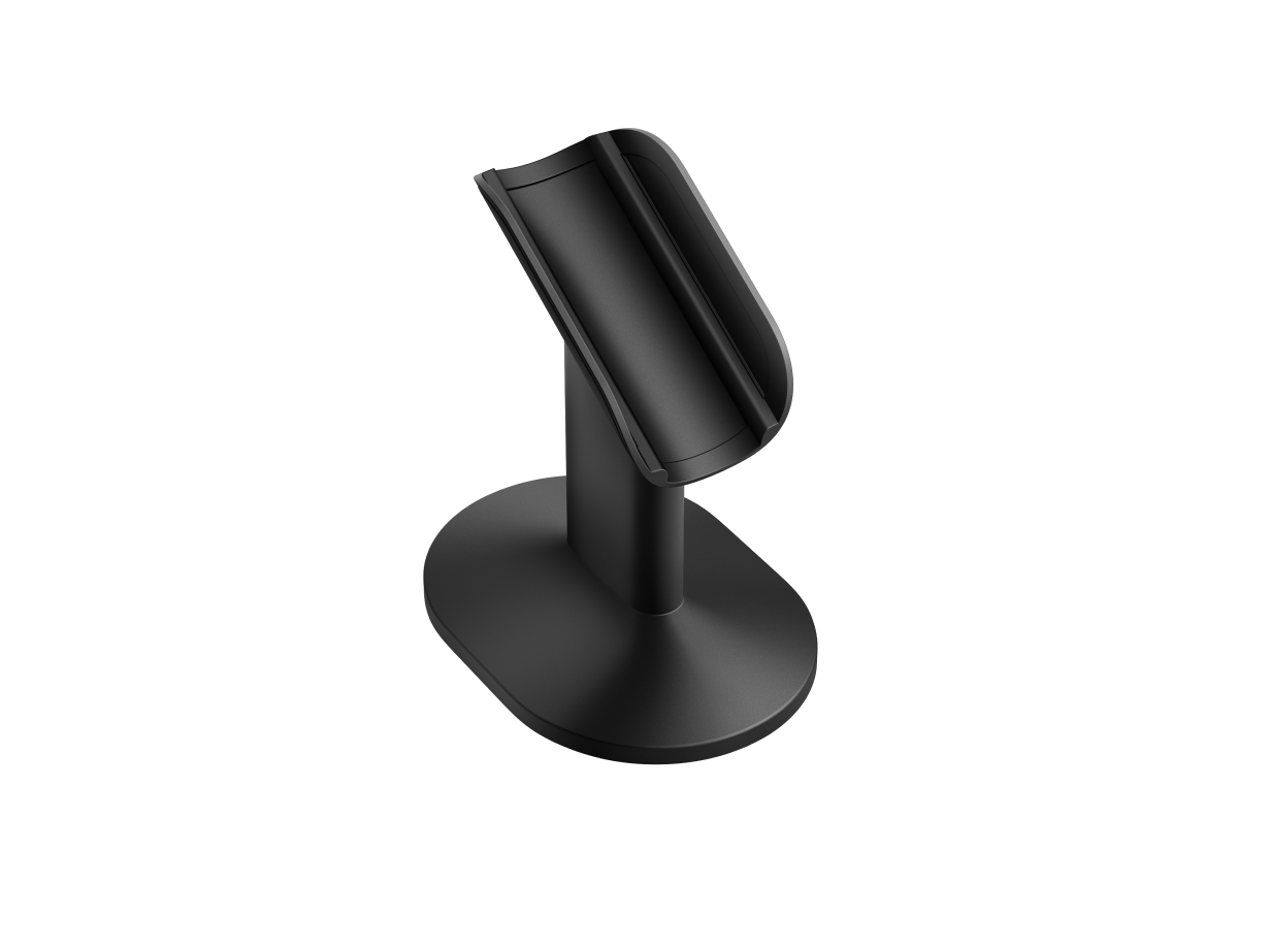 Dyson-designed display stand for corded devices.