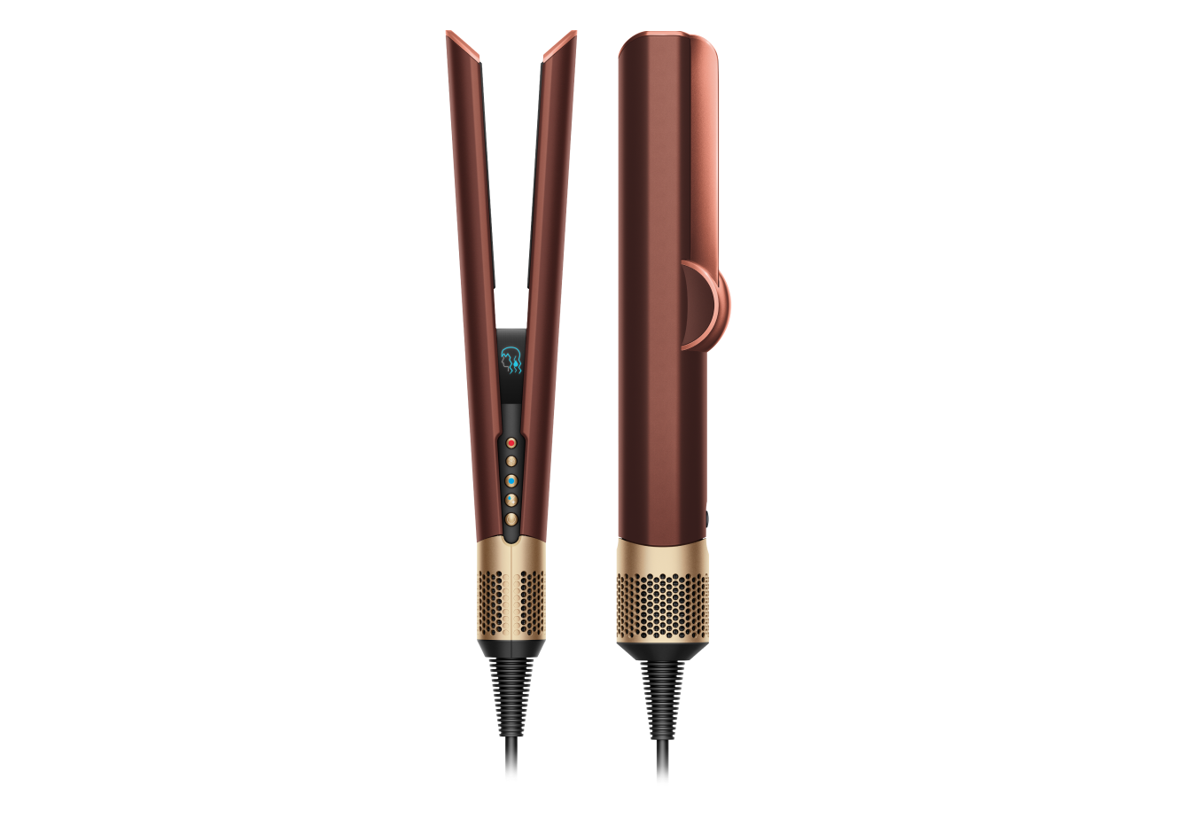Dyson Airstrait™ dryer and straightener (Plum and Copper)