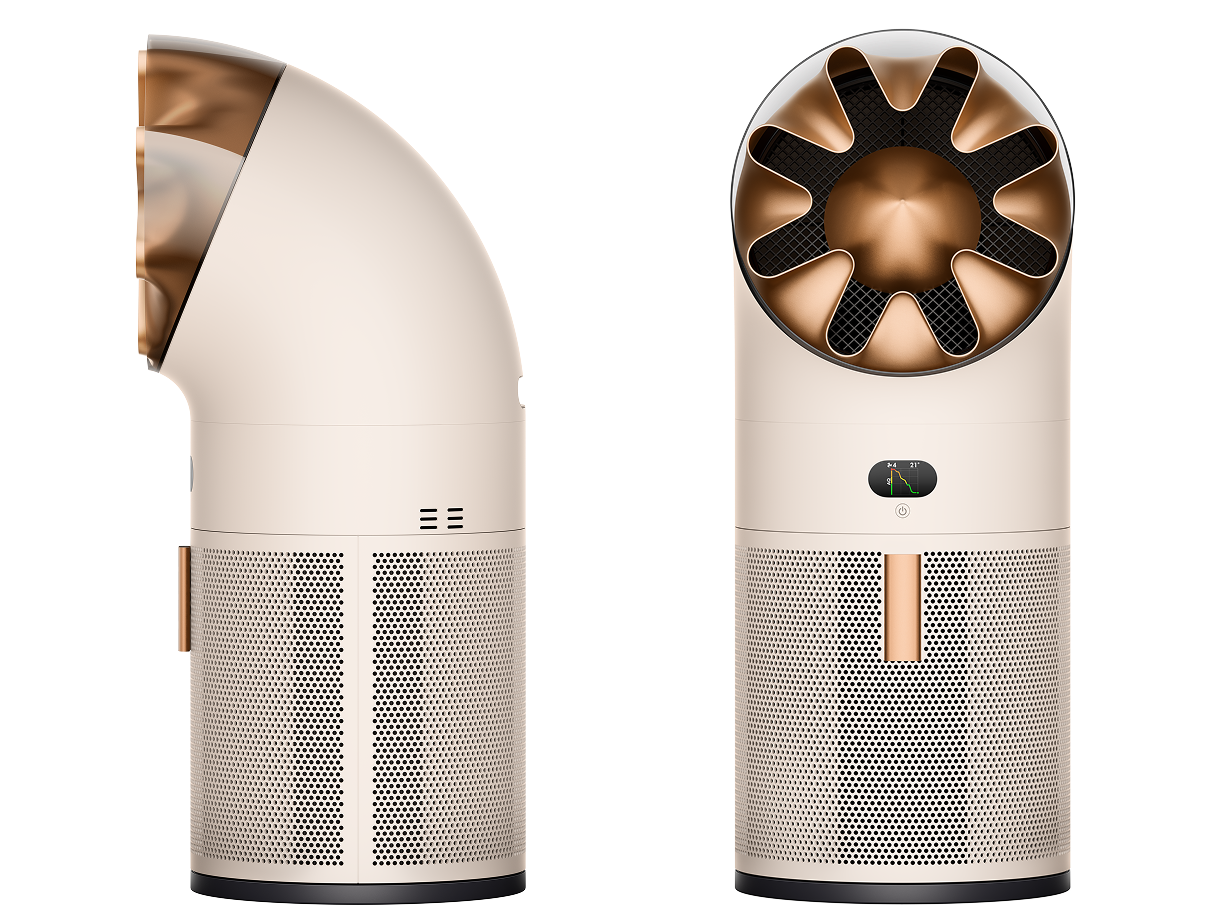 Dyson HushJet Cool Pure+ Formaldehyde air purifier.