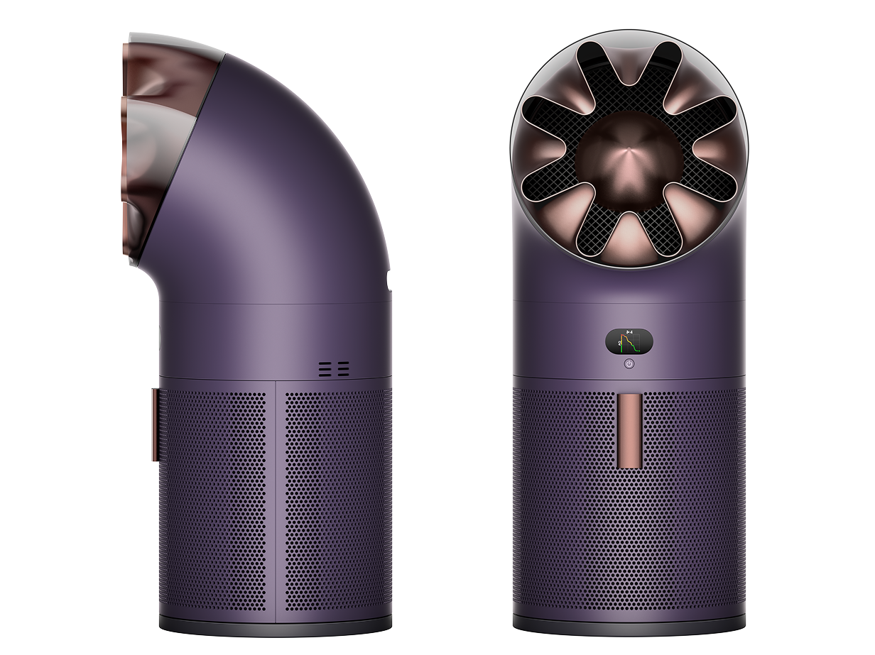 Dyson HushJet Cool Pure+ Formaldehyde air purifier.