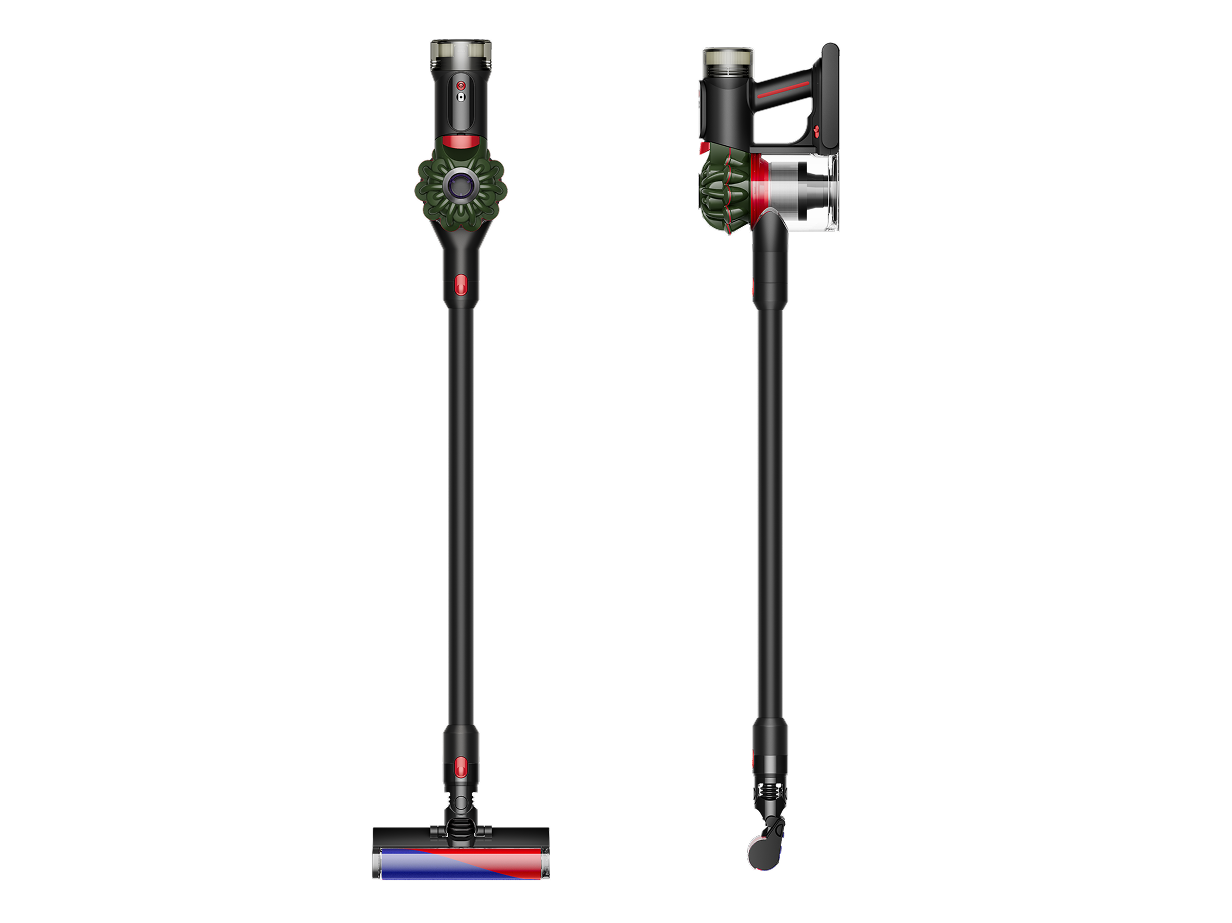 The Dyson V8 Cyclone cordless vacuum.
