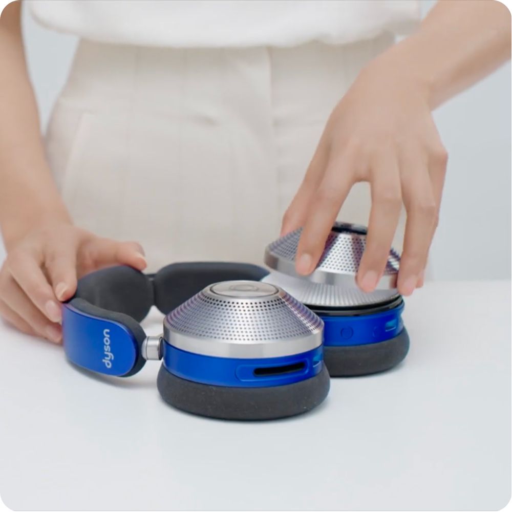 Filters replaced on the Dyson Zone headphones.