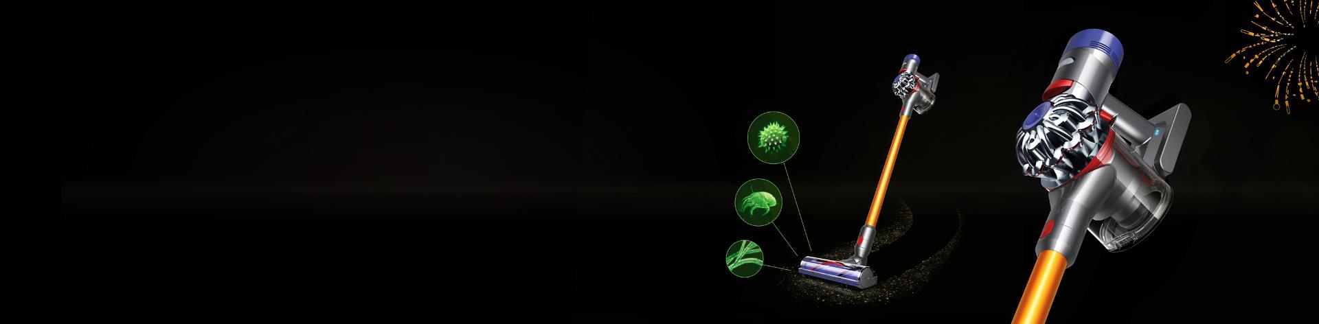 V8 Dyson cord-free vacuum cleaners