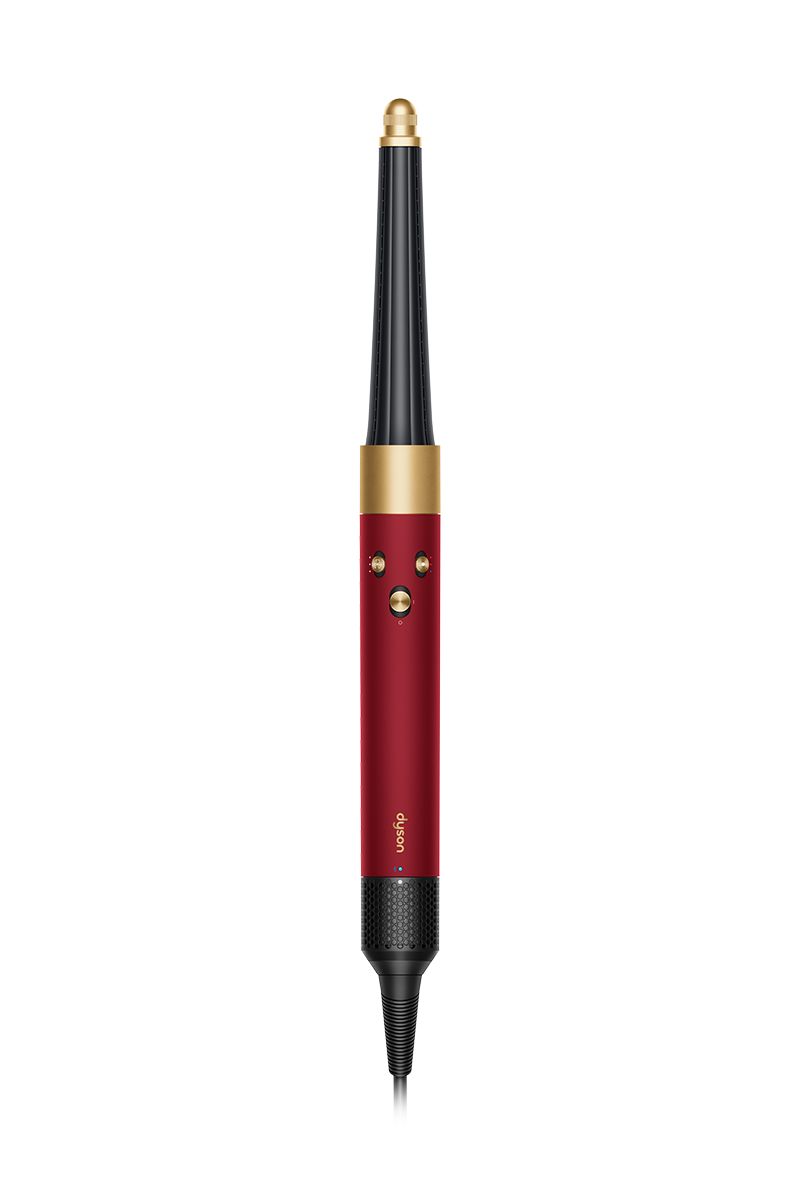 Dyson Airwrap i.d.™ styling tool in Red velvet and gold