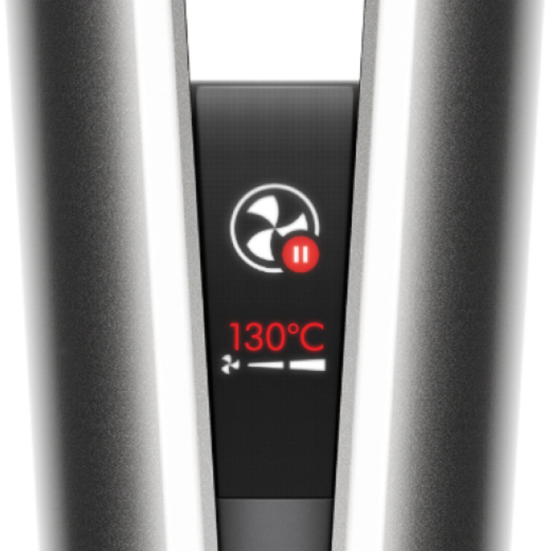 Close-up of the LCD screen.