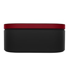 Red velvet and gold storage case