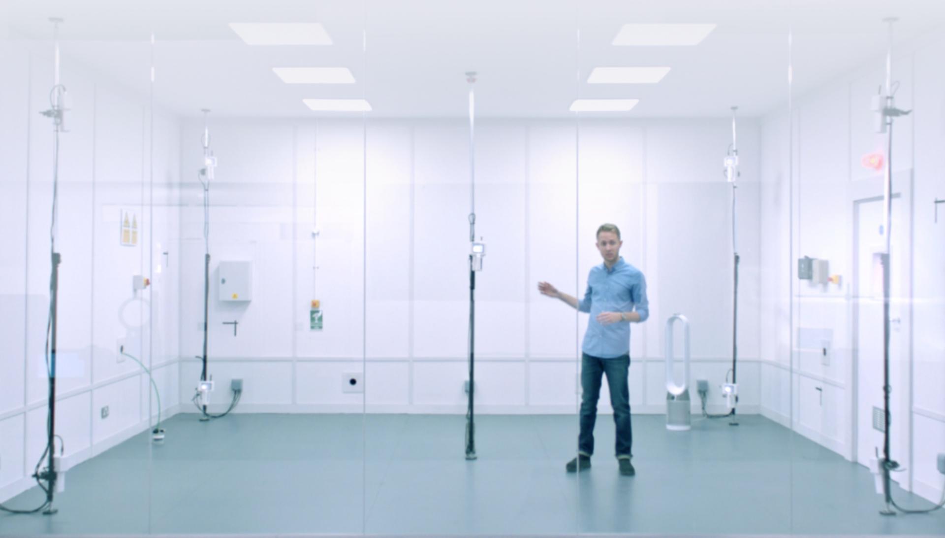 Play the video: See how Dyson engineers push testing methods