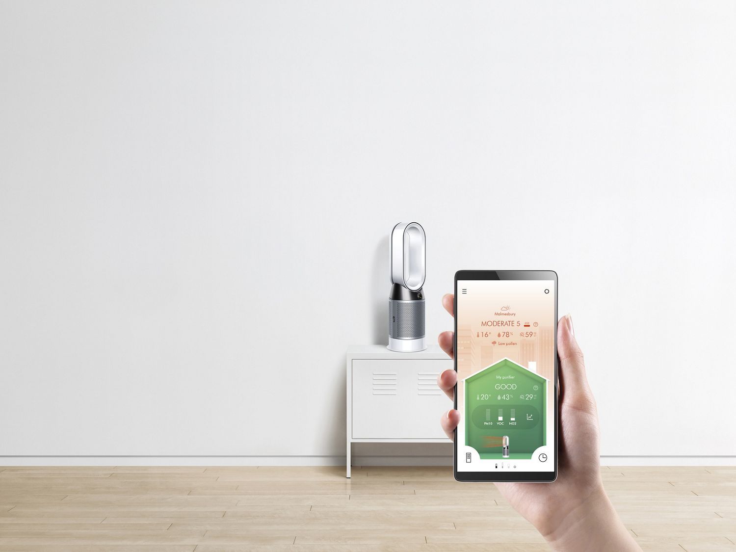 Dyson app shop air purifier