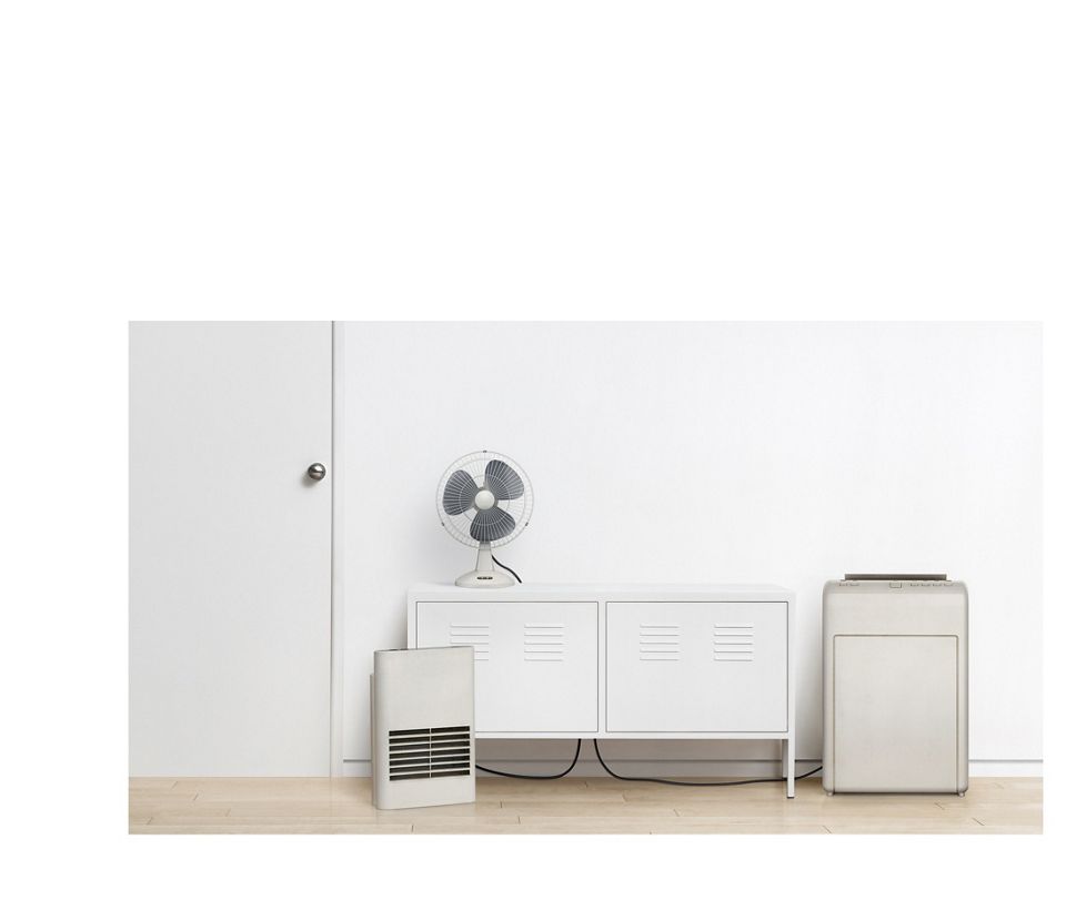 A fan, a heater and a purifier