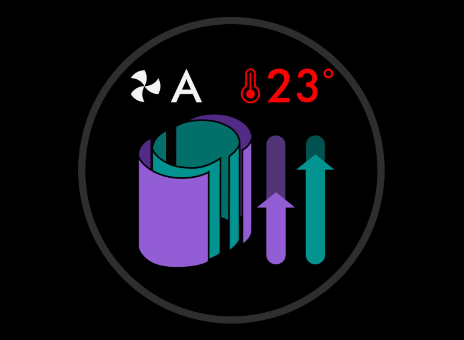 Diagrams particles and gases