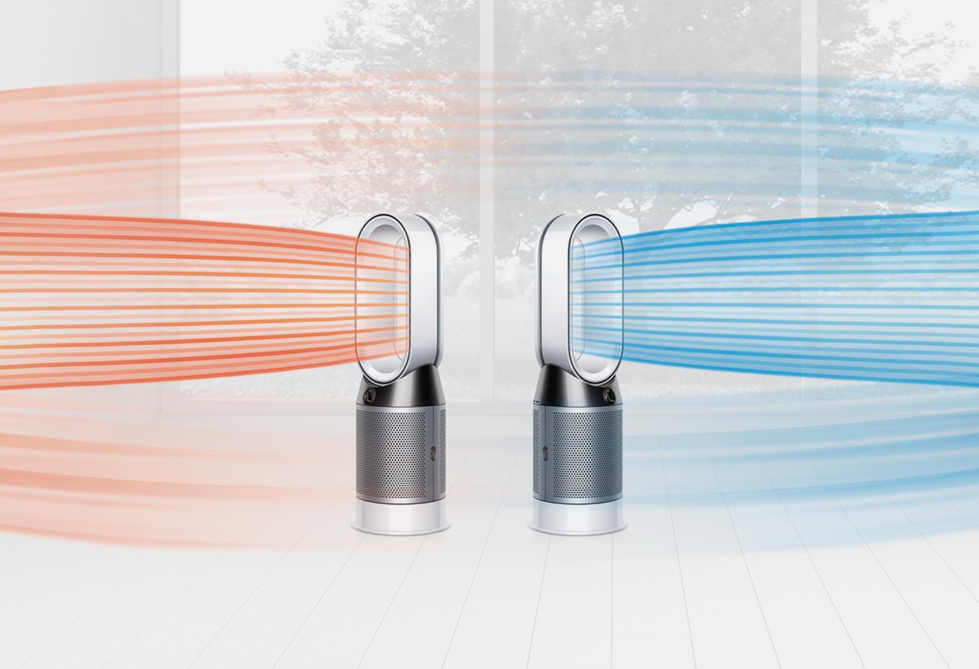Dyson air purifiers have Air multiplier technology that powerfully projects purified air to all parts of a room