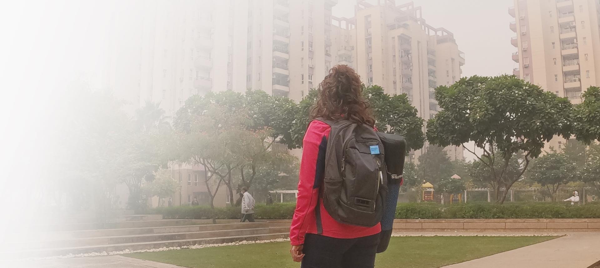 Aerial view of a city