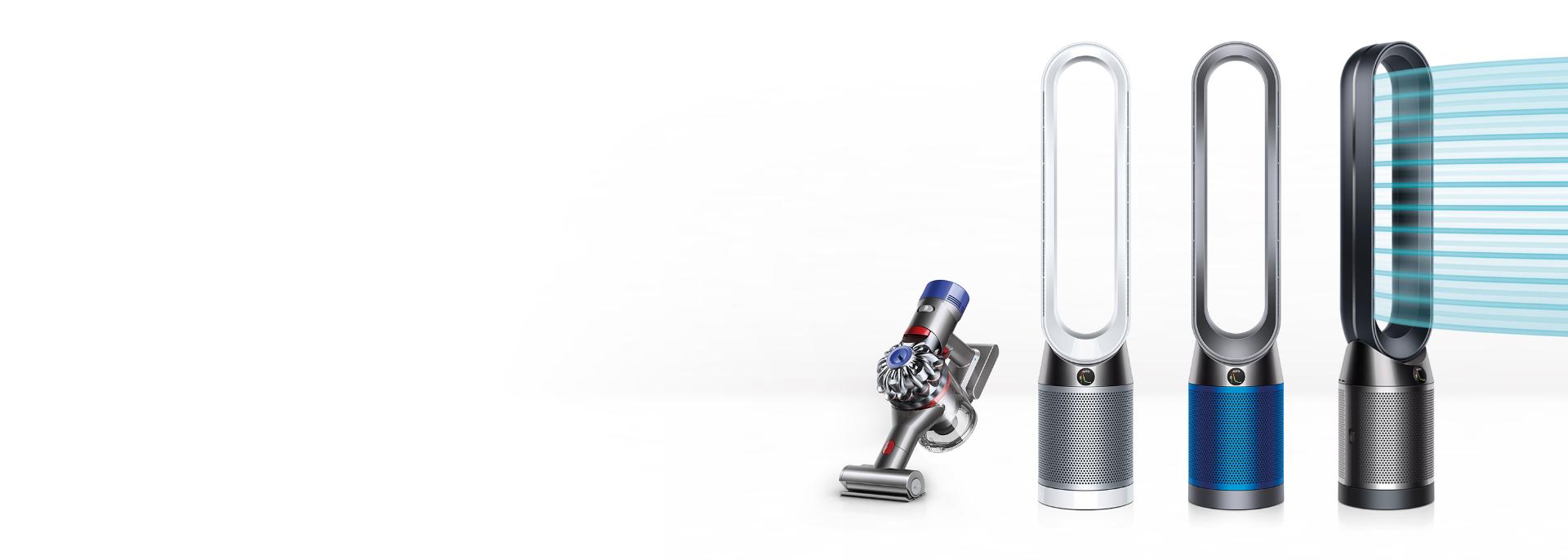 Dyson air purifiers with Dyson V7 Trigger vacuum