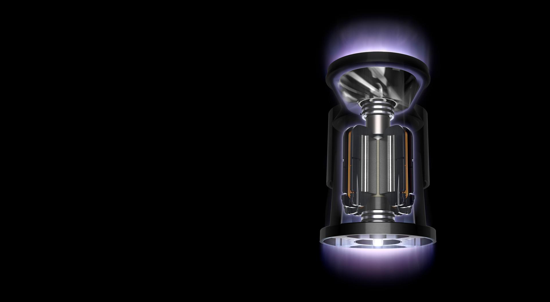 Animations of Dyson Cyclone V10™ technology