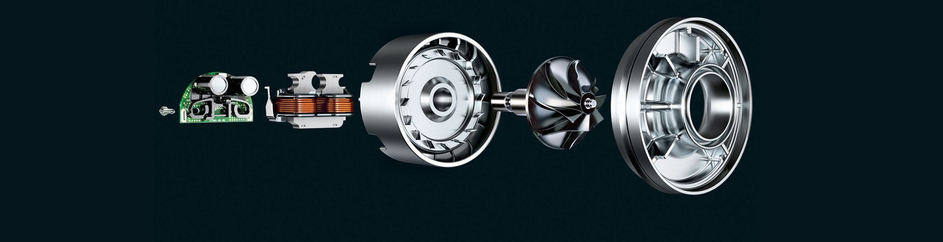 Dyson digital motor exploded view