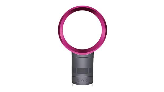 Front view of AM01 desk fan