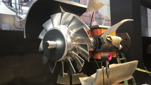 Scaled-up model of a Dyson Digital Motor