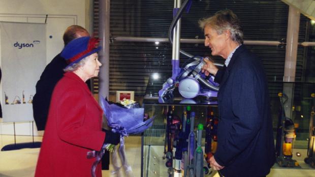 James Dyson meeting The Queen and The Duke of Edinburgh, 2001