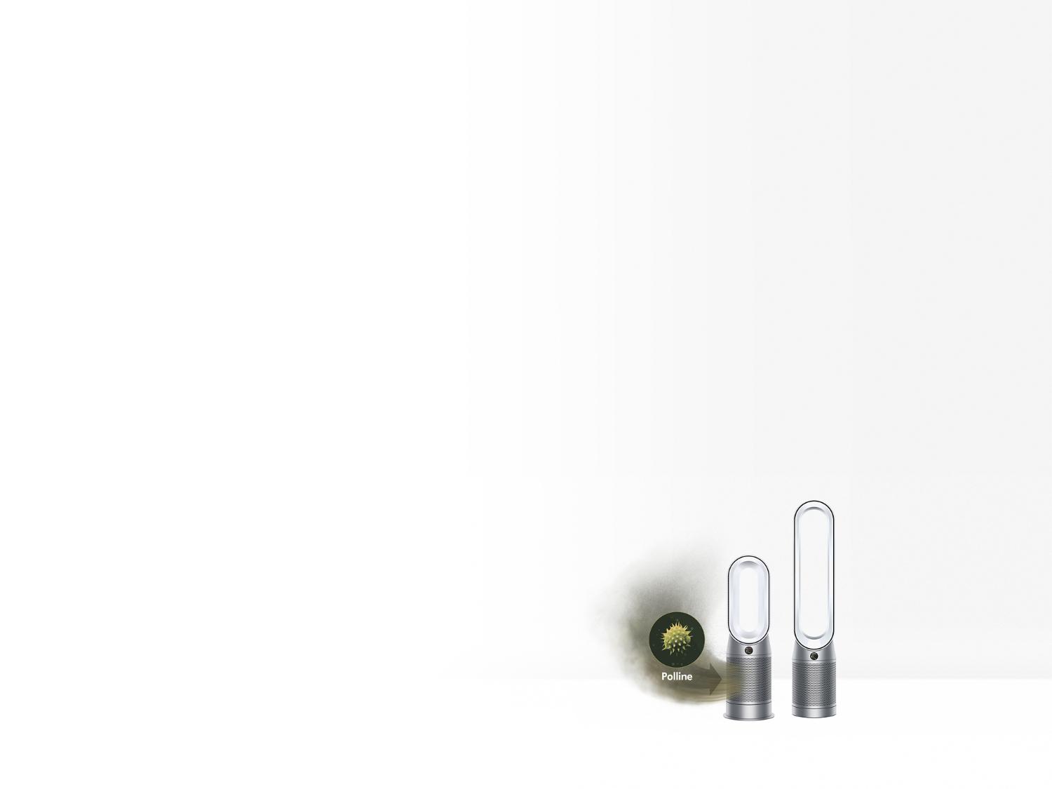 Gamma purificatori Dyson. Riscaldamento e raffrescamento Dyson.