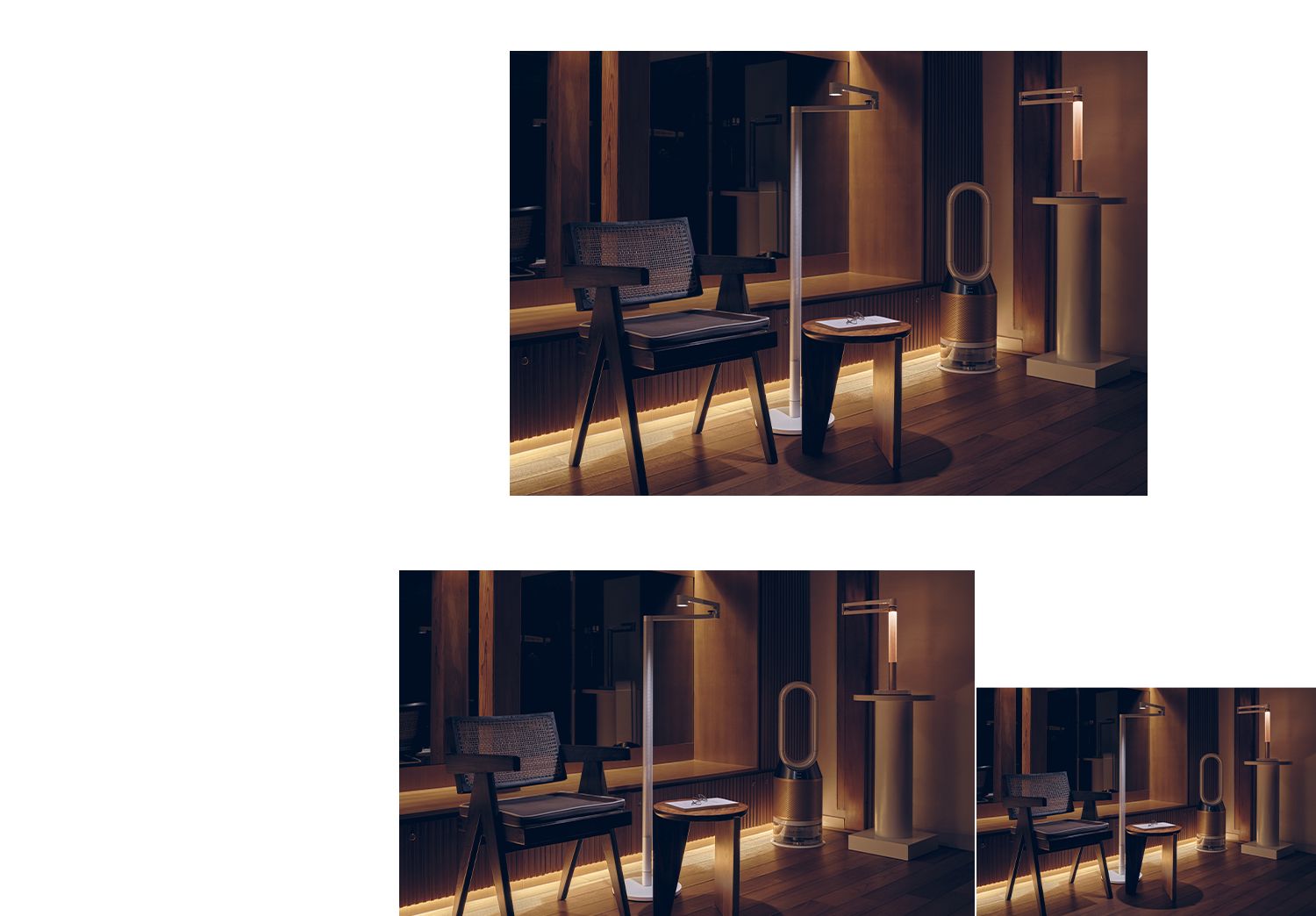 Purificatore d'aria e ventilatore Dyson che rinfresca e purifica la stanza