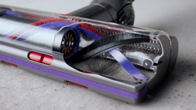 spazzola Dyson Motorbar cattura i capelli