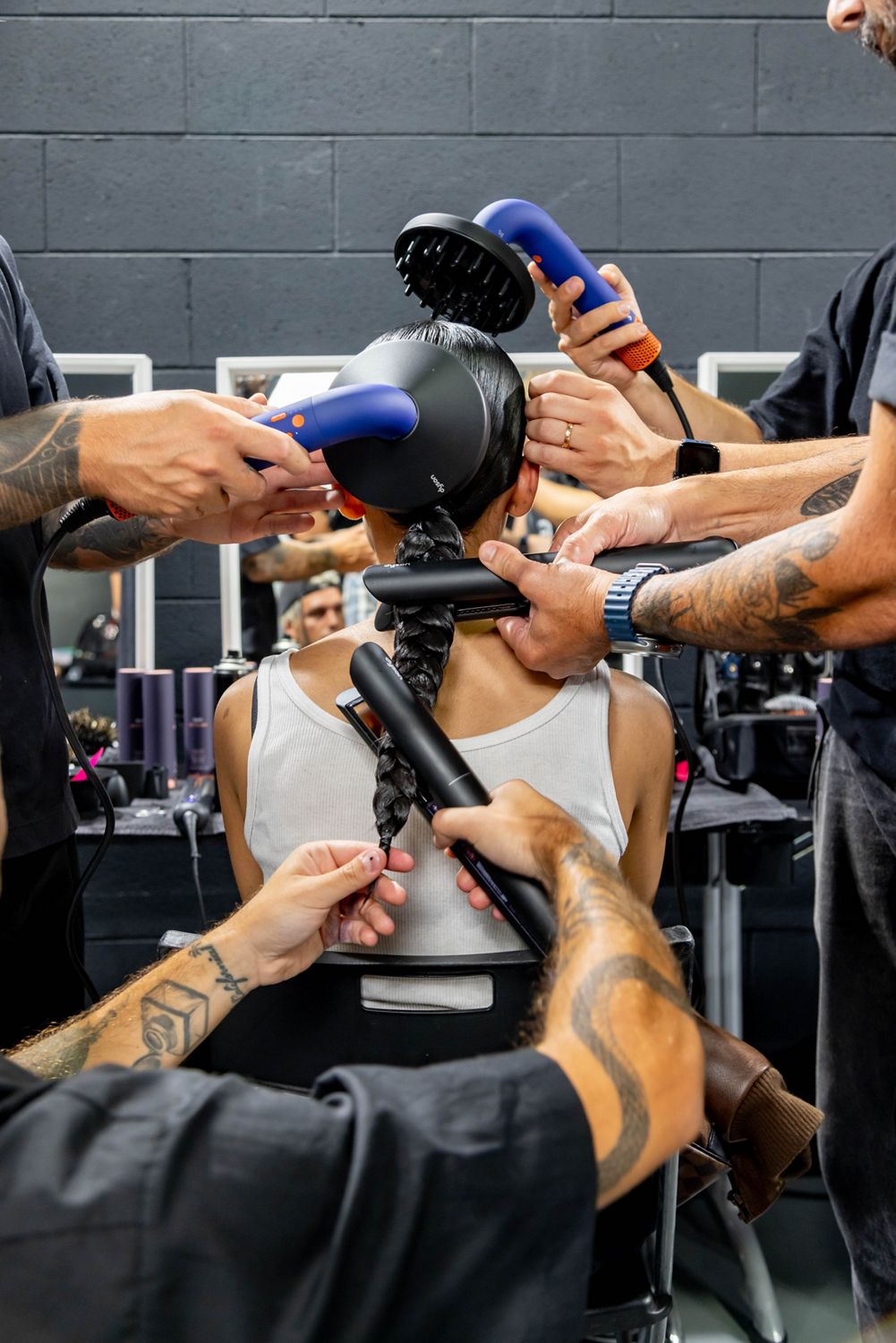 dyson alla sfilata di etro