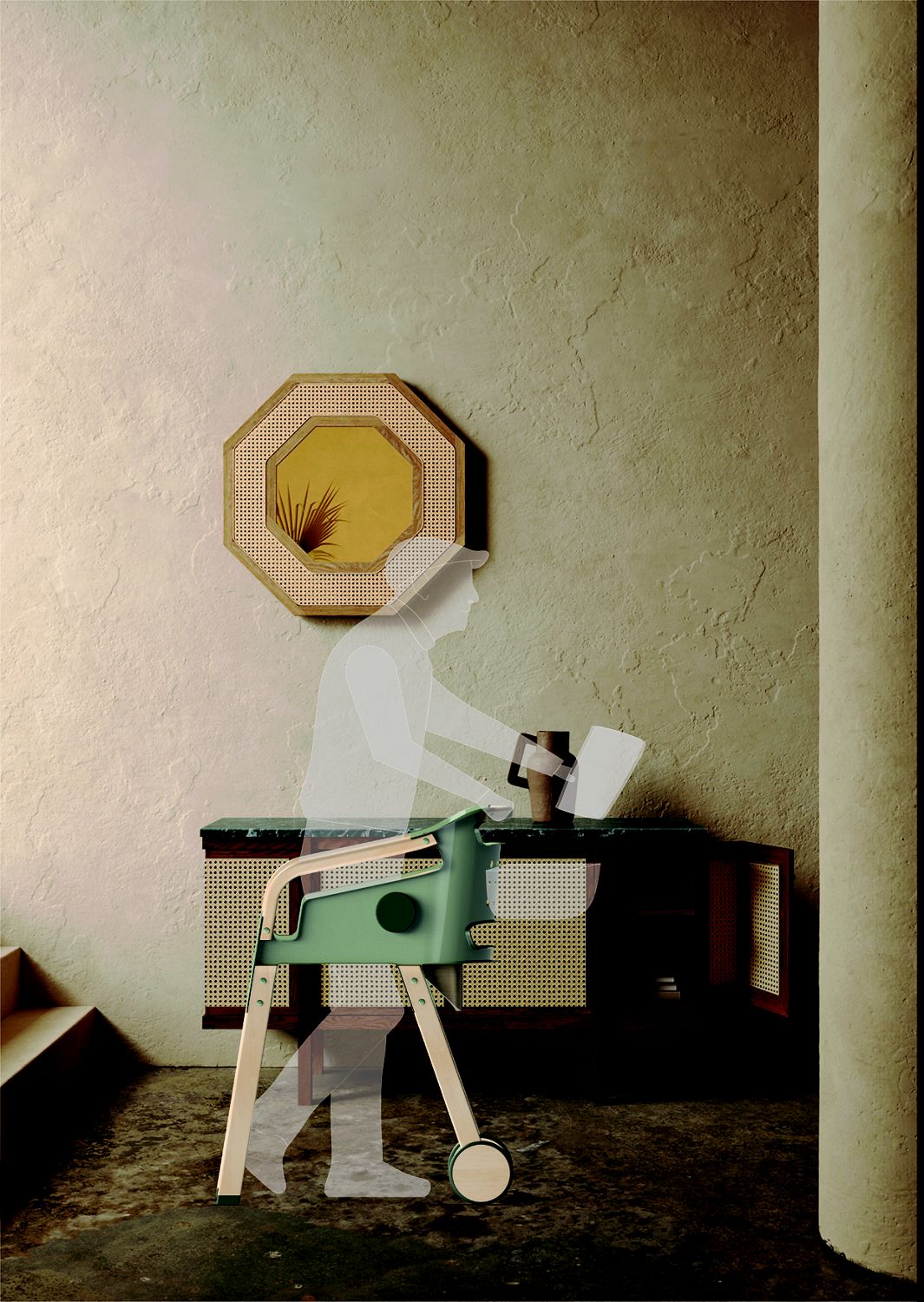 Enayball being used by an artist