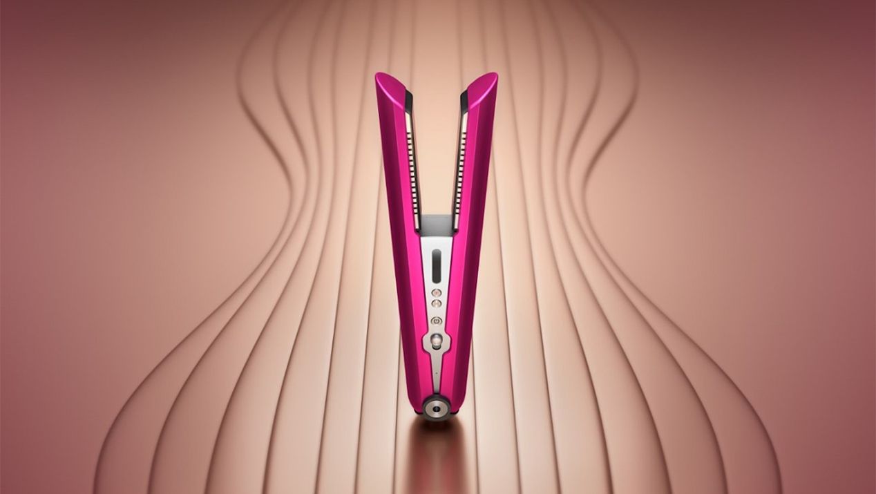 Piastra per capelli senza filo Dyson Corrale Fucsia