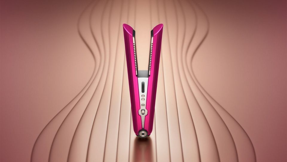 Piastra per capelli senza filo Dyson Corrale Fucsia