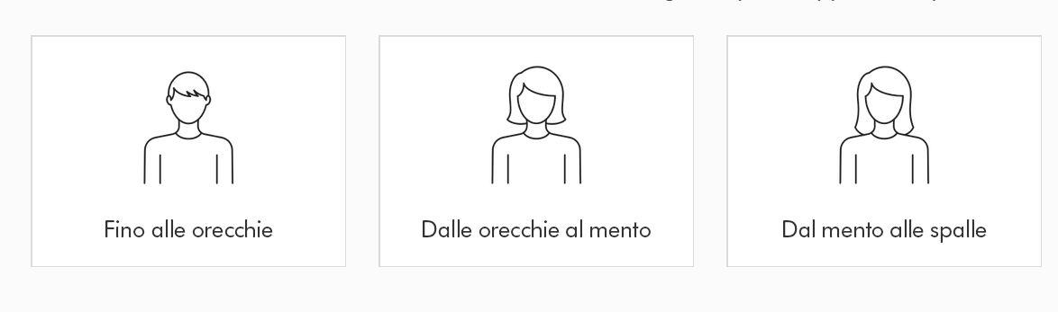 Capelli corti e medio lunghi