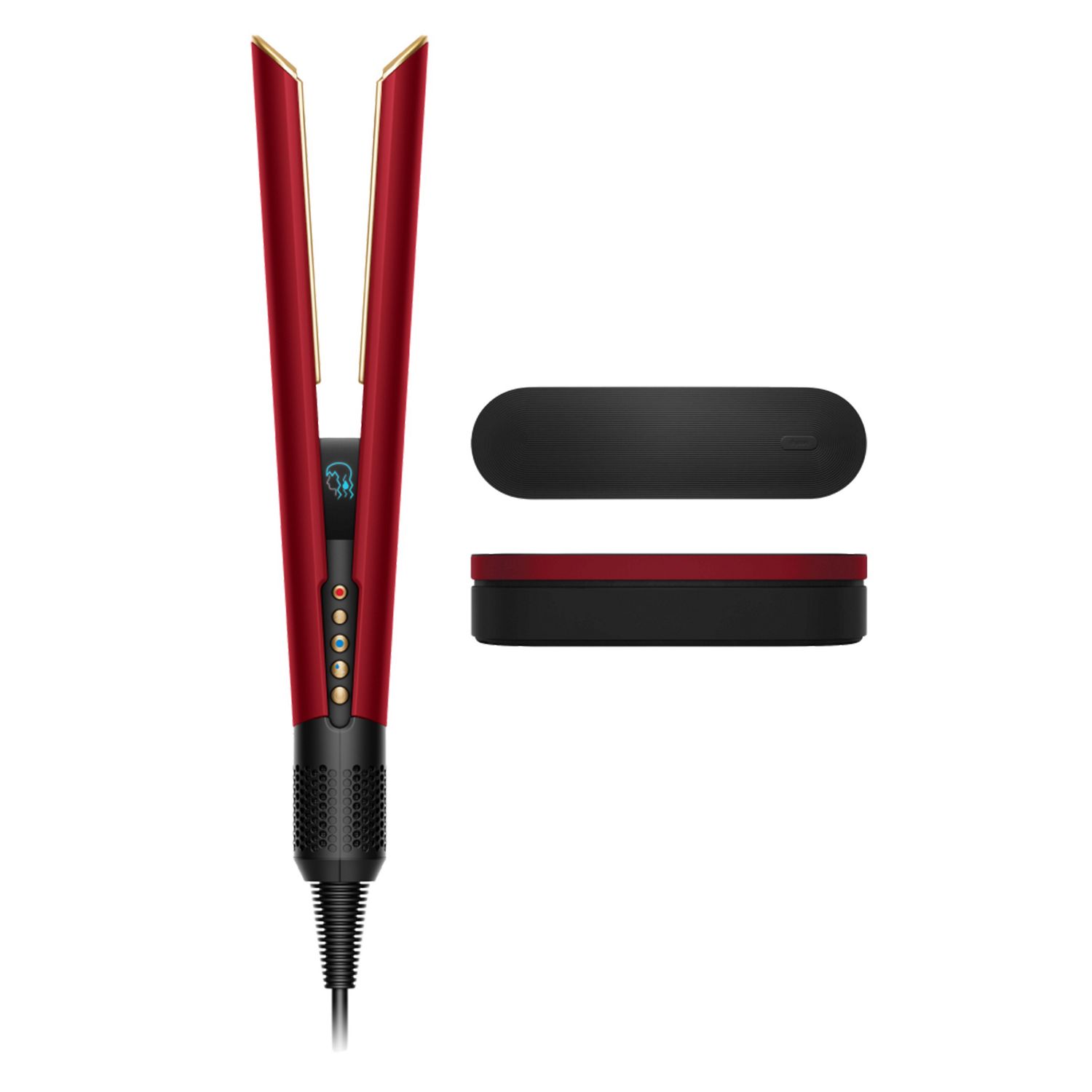 Dyson  Airstrait™ (Edizione Limitata Red Velvet/Gold) Piastra Asciugacapelli