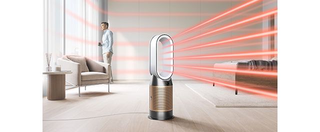 Dyson Purifier Hot+Cool HP2 De-NOx 空気清浄ファンヒーター ホワイト 