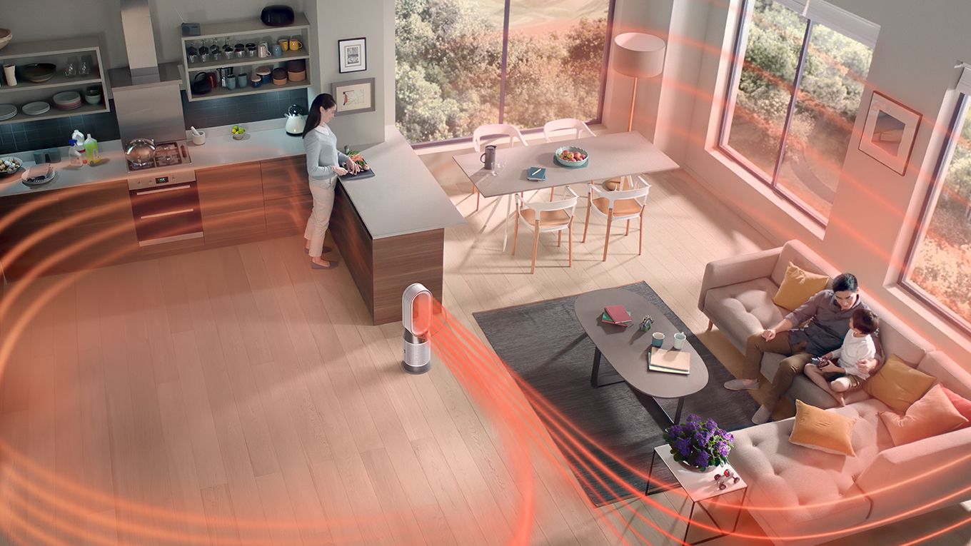 在庫限り 扇風機 空気清浄機能付 ファンヒーター 暖房 【再生品】ダイソン Dyson Purifier Hot + Cool ホワイト／シルバー  羽根なし扇風機 HP07WS【送料無料(北海道・沖縄・離島除く)】 | 扇風機,ダイソン | | ぎおん WEB本店