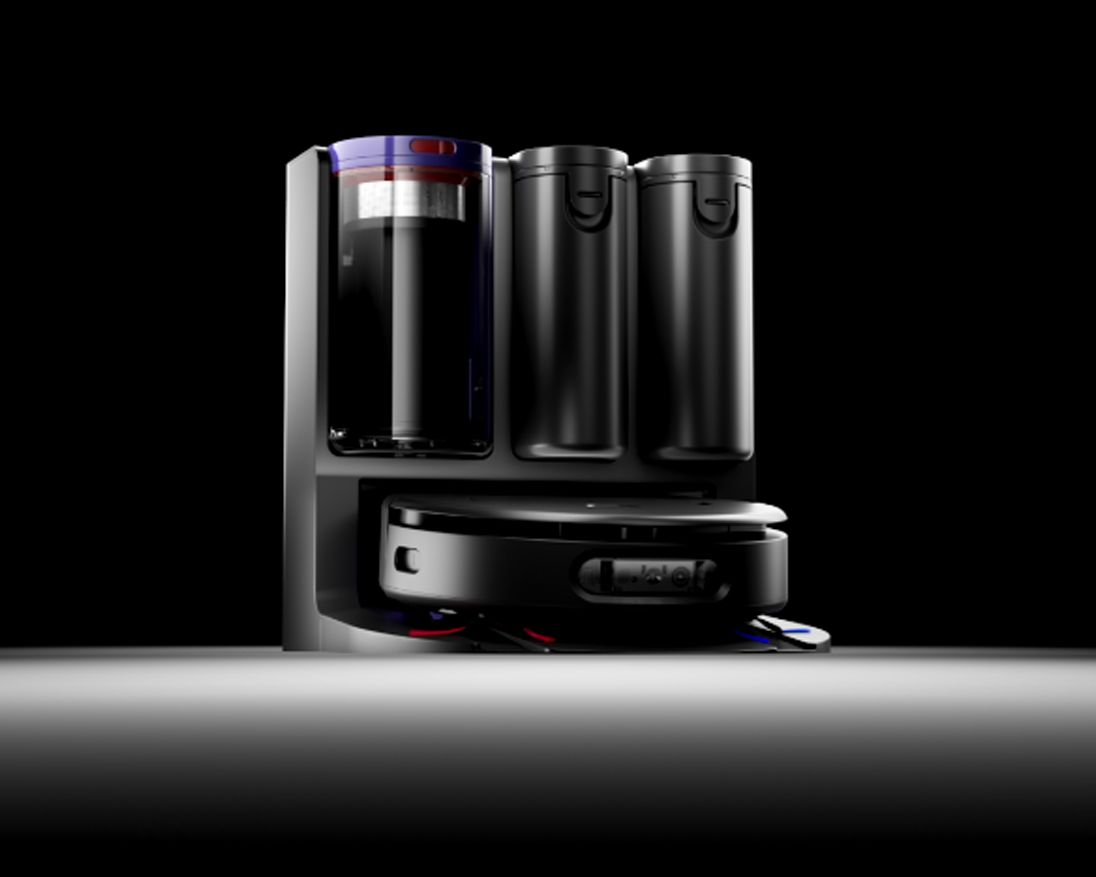 Dyson PencilVac Fluffyconesクリーナー本体と、クリーナーヘッド。