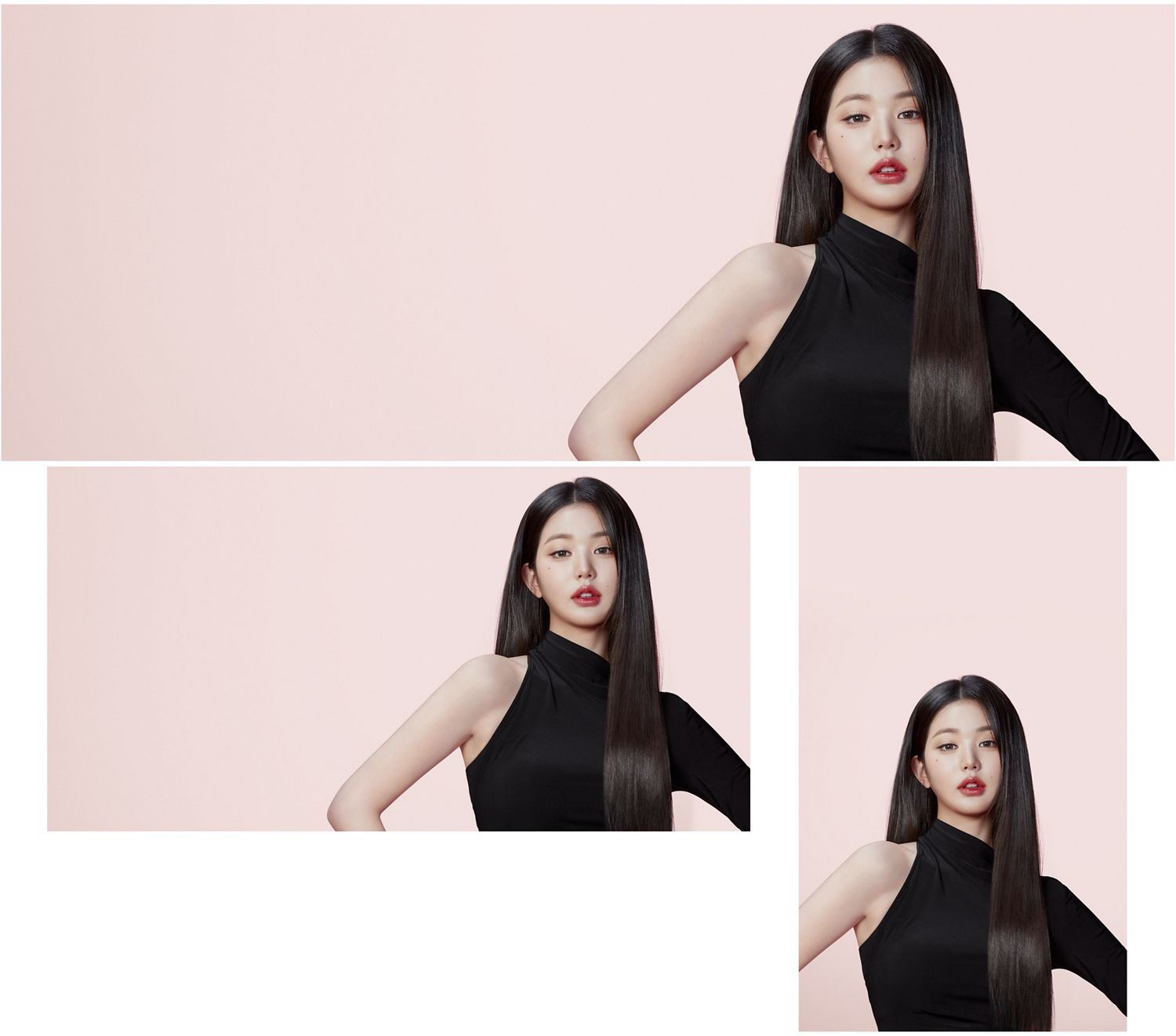 Dyson Airwrap Co-anda2x multi-styler and dryer used by a model to style her hair.