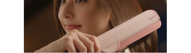 Dyson ストレートヘアアイロン パープル/ブラウン