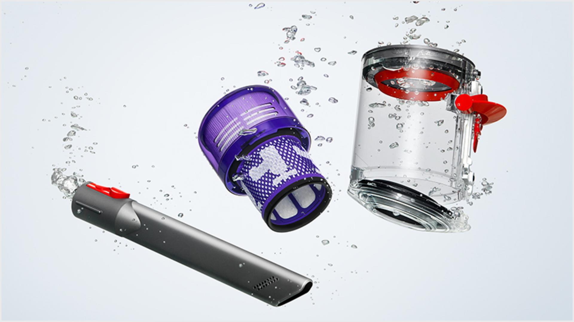 세척가능한 먼지통, 필터 및 부속품