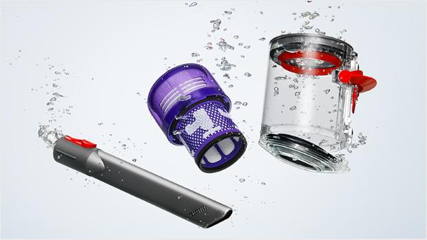 세척가능한 먼지통, 필터 및 부속품