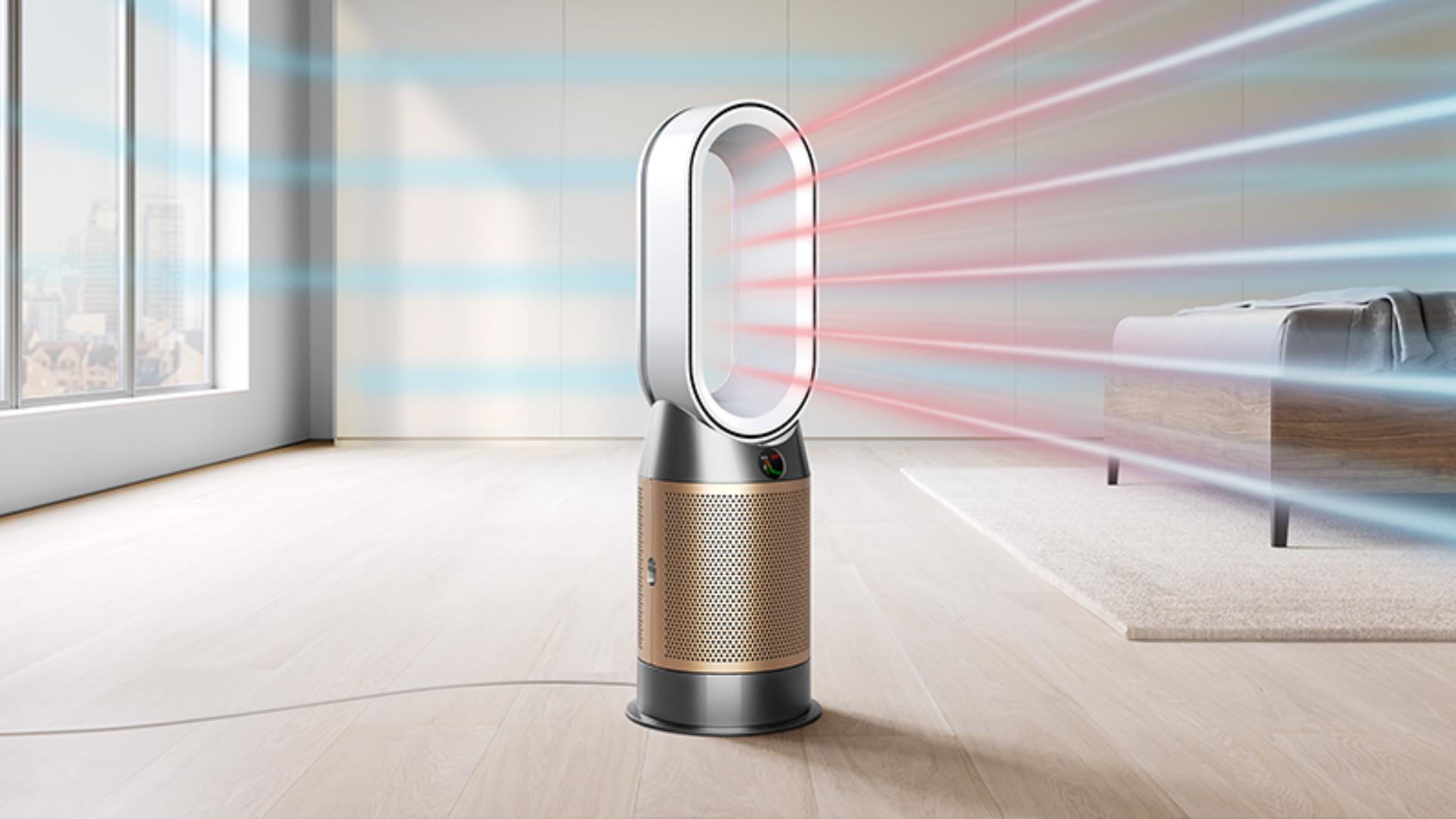 Dyson purifier heating the room