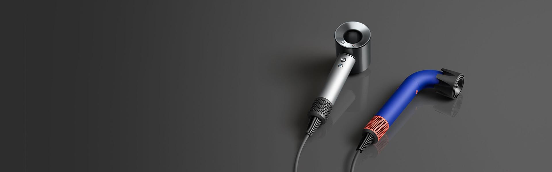 Dyson Supersonic r presentation case with the Diffuser attachment and Display stand.