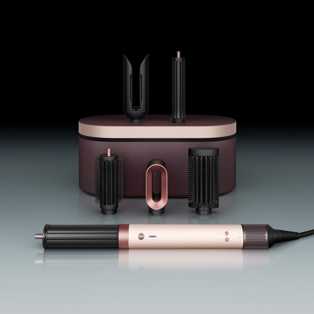The Dyson Airwrap multi-styler and dryer with Presentation case and a range of accessories.
