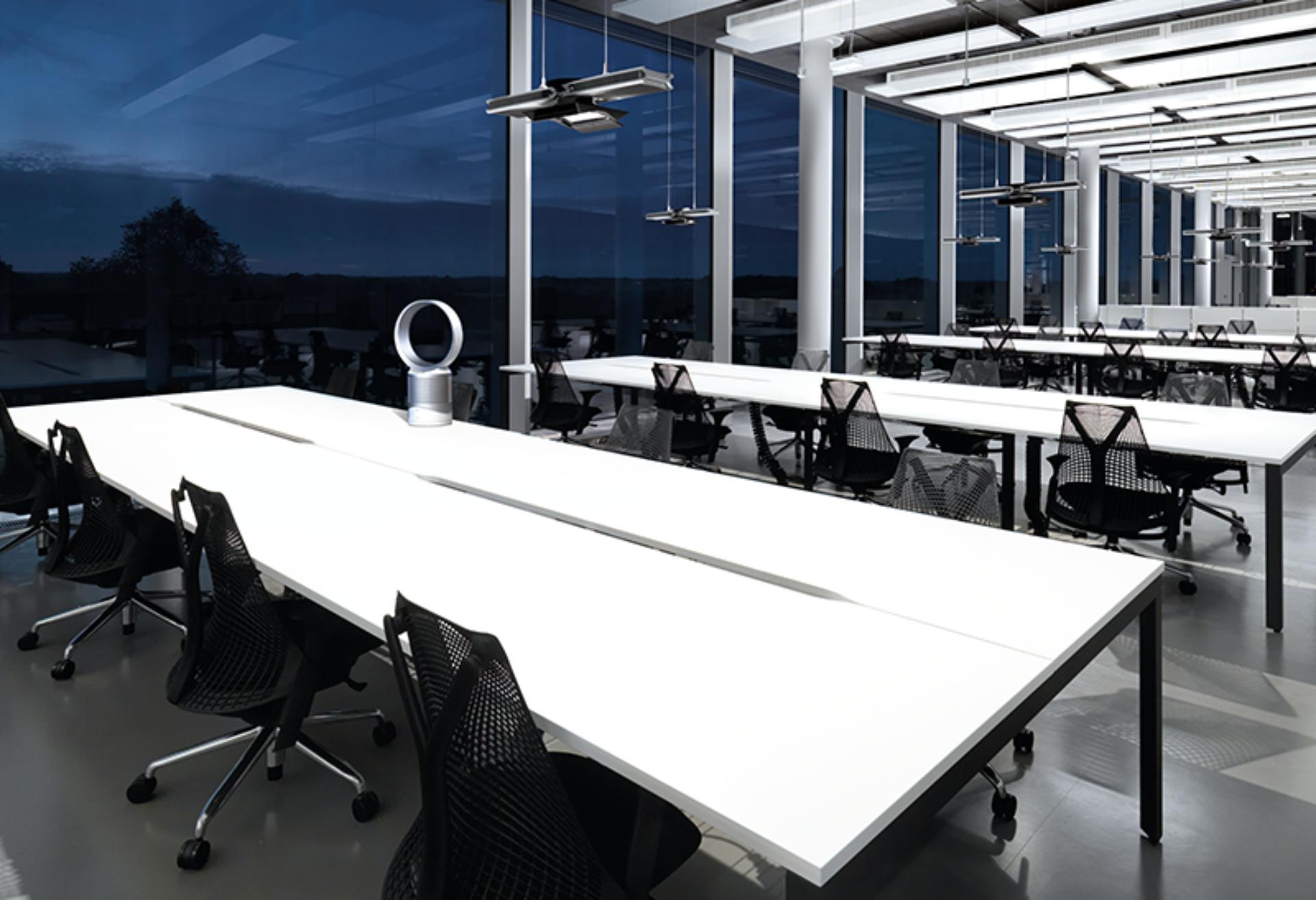 Dyson machines in office setting