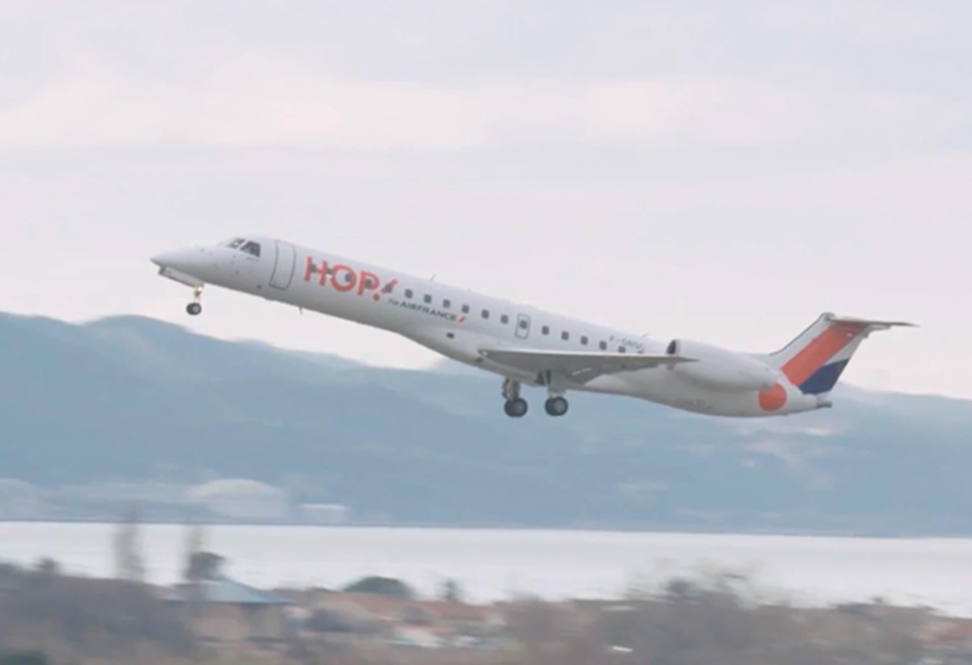 Aeroplane taking off