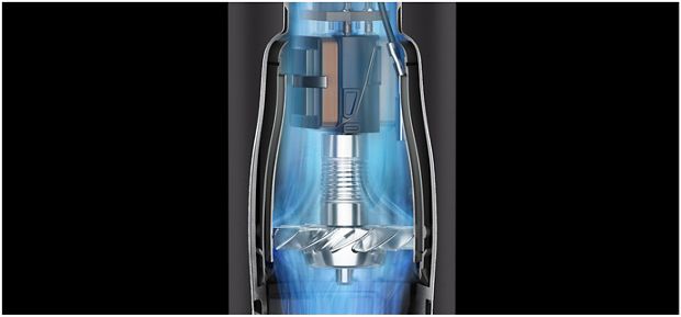 صورة بالأشعة السينية لمحرك دايسون الرقمي V9